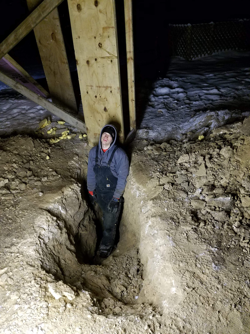 That’s me about 5 feet deep. I am 6ft. My face summarizes how I felt all week.